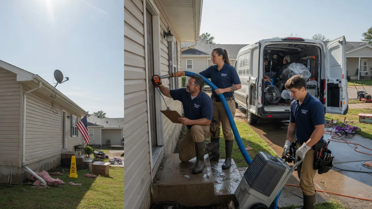 Ceiling Water Damage Restoration in Lynchburg, OH near me